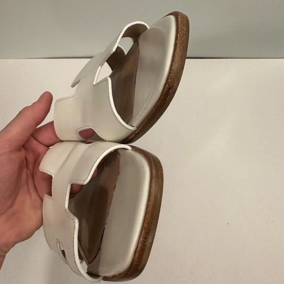 Steve Madden HADYN WHITE LEATHER Slide Sandal Size 10 - Picture 11 of 15